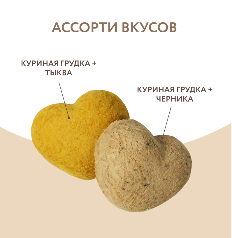 Лакомство Мнямс для собак и щенков с 4 месяцев &quot;Фросты&quot; из курицы. Размер S (1 шт)
