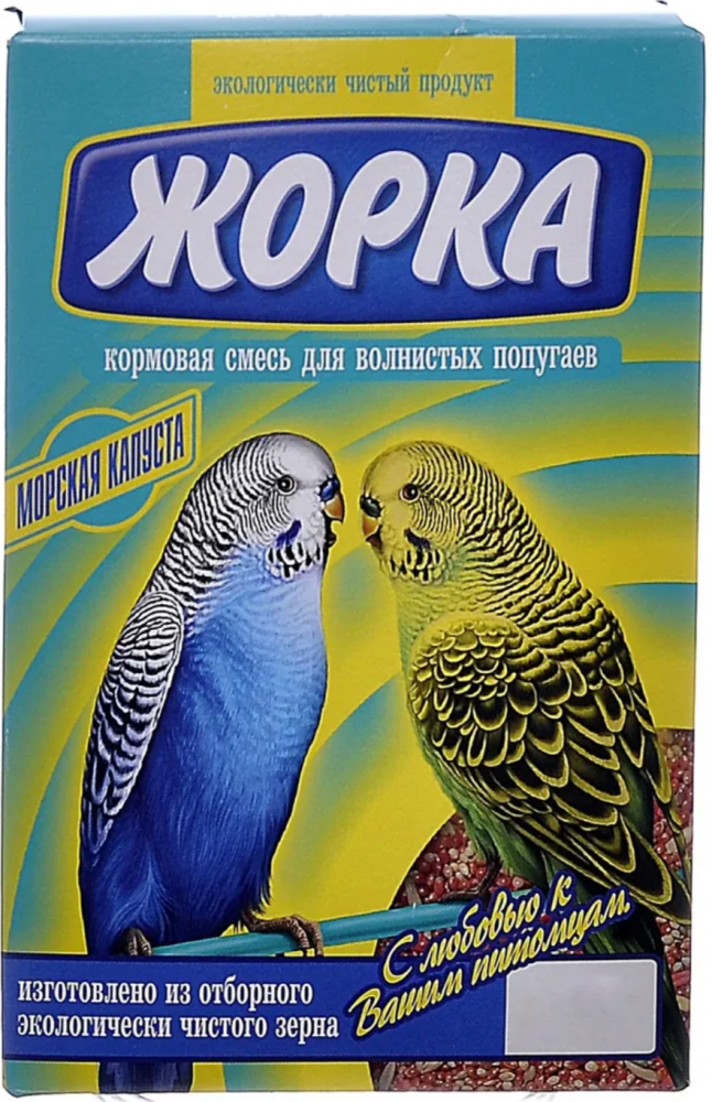 Корм Жорка для волнистых попугаев Морская капуста 500 г