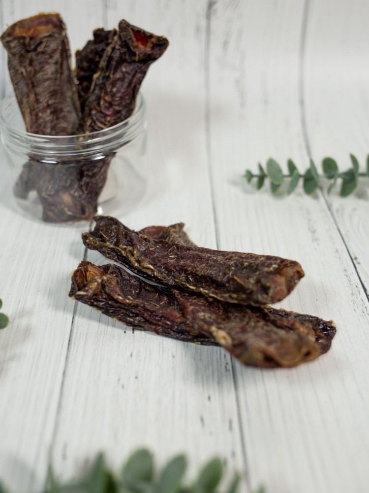 Лакомства Хрустик. Пищевод говяжий, сушеный 70 г