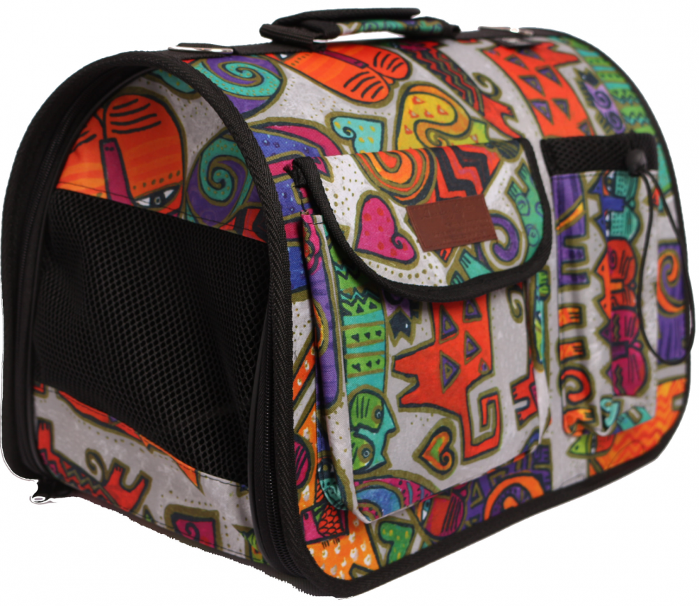 Сумка переноска для животных Lion LM6401 с карманами (Размер 3 (45x29x27 см))