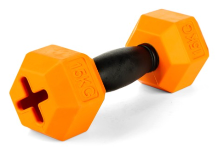 Игрушка для собак из резины "Гантель", 140мм, серия STRONG