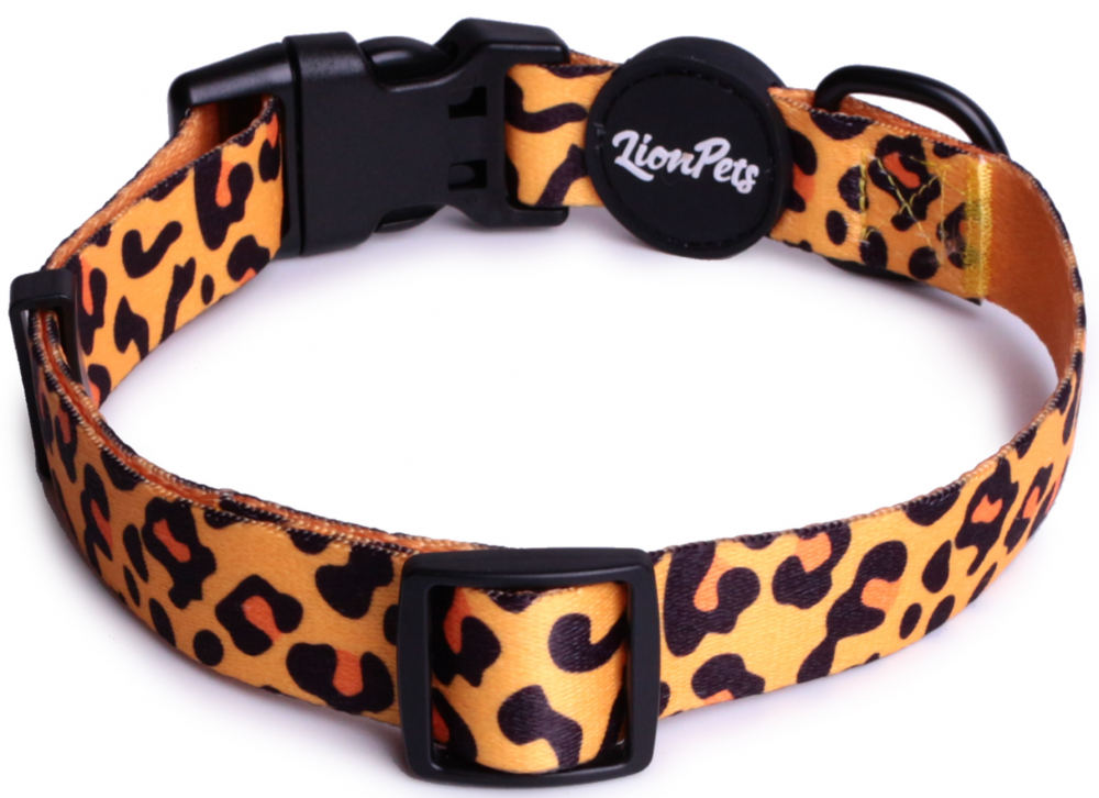 Ошейник для собак LionPets с рисунком из полиэстера LPO-00500-2 (Размер L-Обхват 40-65 см, ширина 2,5 см)