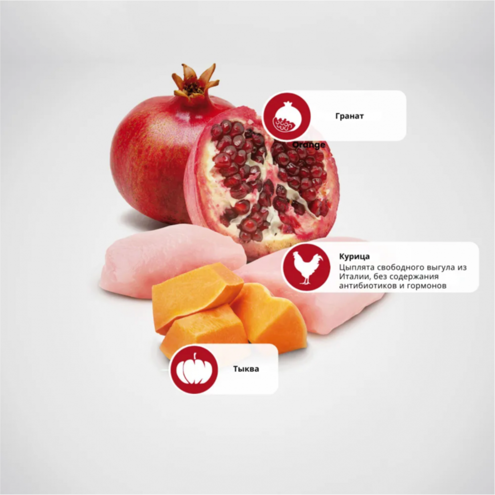 Корм Farmina N&amp;D Dog  (Беззерновой) для собак средних и крупных пород, курица, гранат и тыква 12 кг