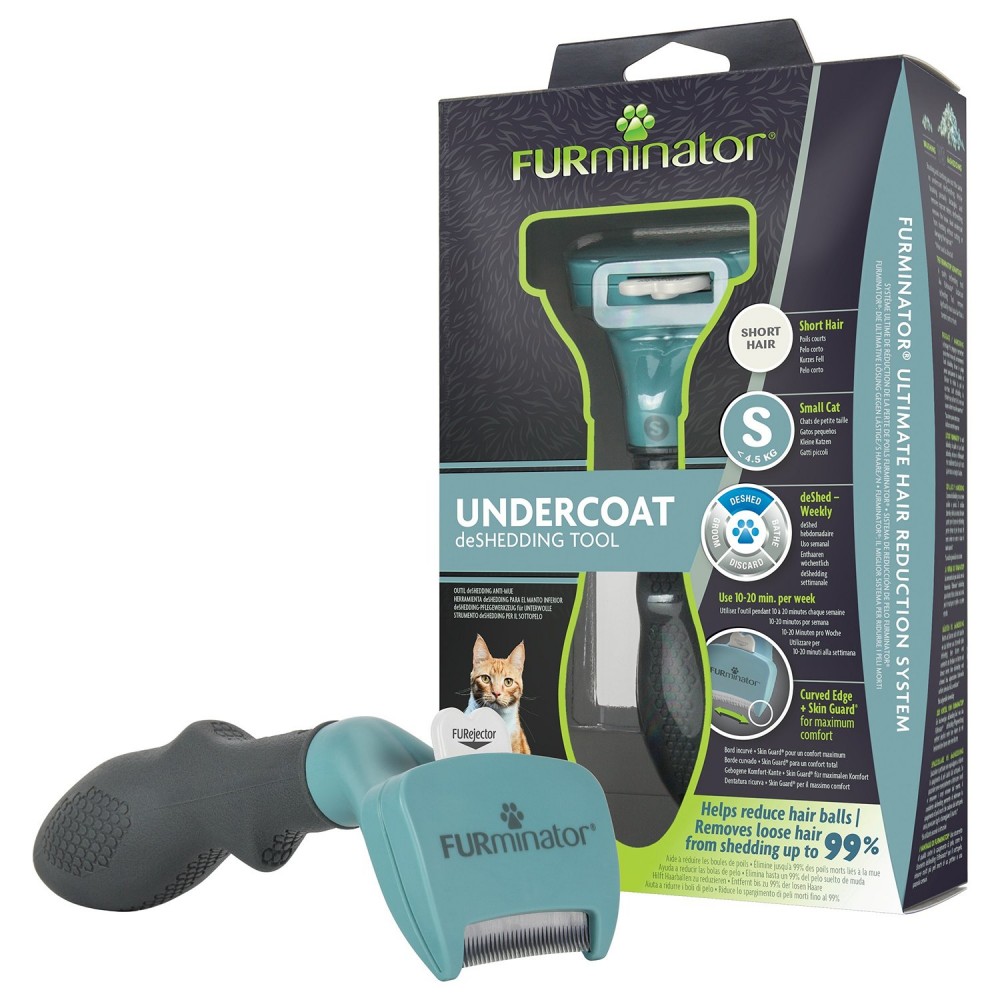 Расческа для кошек Furminator маленьких длинношерстных пород S